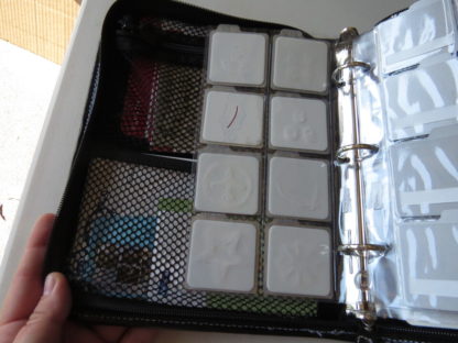 Quickutz thin die storage binder with multiple alphabet and shapes dies inside - Image 3