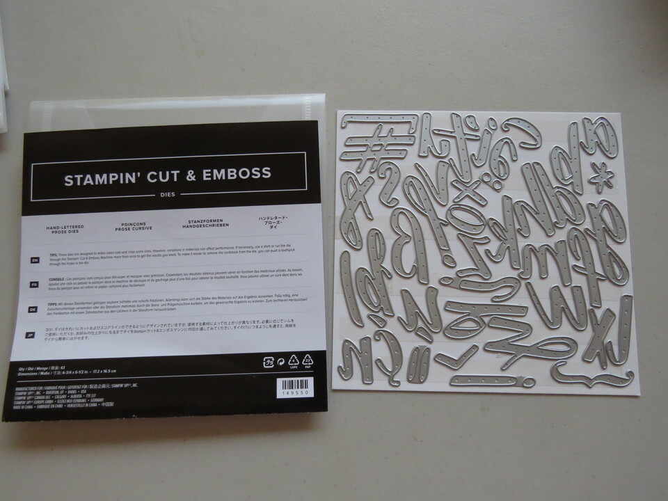 Hand Lettered Prose Dies Northwest Stamper Online Craft Garage Sale!