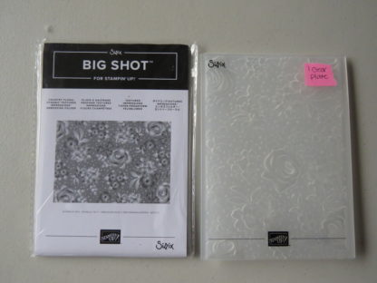 Country Floral 3D embossing folder  - thicker sizzix style
