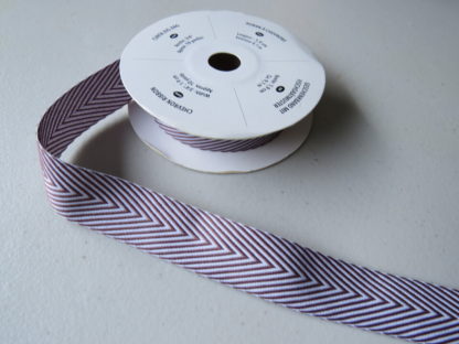Chocolate Chip cheveron ribbon